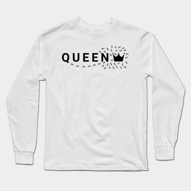 Queen Ants Colony Long Sleeve T-Shirt by kim.id